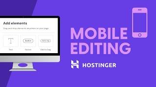 Mobile Optimization for Pages in Hostinger Website Builder