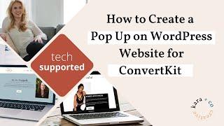 How to Add a ConvertKit Pop Up to WordPress 2022