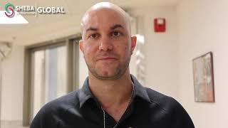 Yeshiva University basketball team at Sheba Medical Center