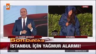 ATV Muhabirinin İstanbul'daki Dolu Yağışı ile İmtihanı (27 Temmuz 2017)