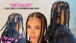*HOW TO* COI LERAY INSPIRED BRAIDS *DETAILED*
