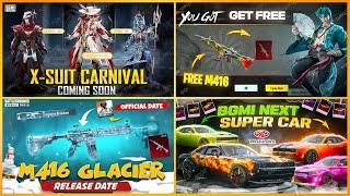 BIGGEST TRICK  Bgmi M416 Glacier Release Date 100% Free M416 Upgraded Skin  Bgmi Next Super Car ?