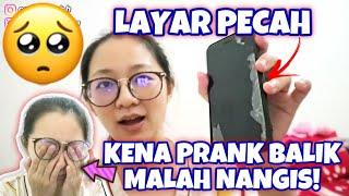 PRANK PECAHIN HP PACAR !! MALAH KENA PRANK BALIK !!