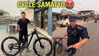 POLICE LE CYCLE SAMAYO / SATURDAY CYCLING RIDE / MOUNTAIN BIKING NEPAL