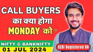 Nifty and BankNifty Prediction for Monday, 1 Jul 2024 | BankNifty Options Monday | Rishi Money