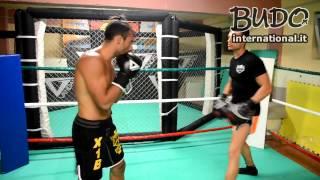 Stefano Fanelli - Sparring #2 di K1 alla Kombat Team - Budo International