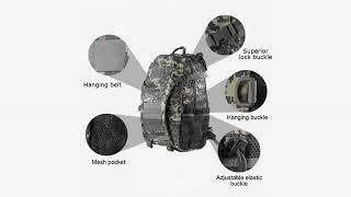 MUST SEE Gear Review! HUKOER 35L/45L Military Tactical Backpack -Tactical Assault Molle Rucksacks..