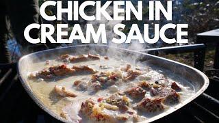 Chicken in green peppercorn Sauce | MakeItKitchen