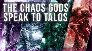 THE CHAOS GODS speak to TALOS | Warhammer 40K Voice Acting