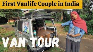 Our van tour | our travel life | First van life couple in India
