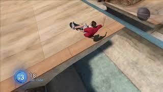 Skate 3 Challenge - Super Ultra Megapark HUGE Ramp to Loop Grind