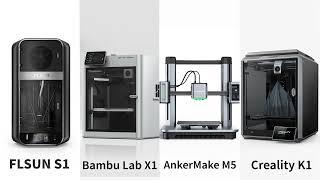 Which 3D Printer Reigns Supreme? FLSUN S1 vs Bambu lab X1C vs Ankermake M5 vs Creality K1