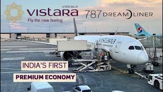 Vistara Premium Eco Boeing 787  Paris to New Delhi  [FULL FLIGHT REPORT]