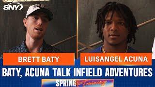 Brett Baty, Luisangel Acuña on action at new infield positions for the Mets in spring training | SNY