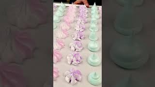 How to make meringue cookies #SHORTS #MERINGUES