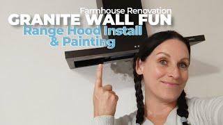 Starting the Kitchen! | Range Hood Install & Painting | My Central Portugal Farm #109