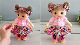 MAKING A CUTE TOY DOLL FROM SOCKS-Girls Will Love It Great Idea-Do It Yourself There is no mold 