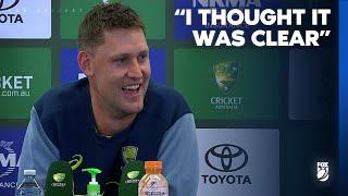 Webster reacts to Smith "DROP" & relives his epic debut catches  | Press Conference | Fox Cricket