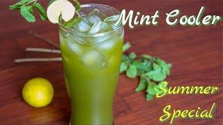Mint Cooler|summer drink|Mint lime drink|Minty sharbat|Beverage|Madhuri's Recipe