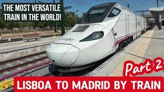 How to travel from LISBON to MADRID by train! Part 2 Badajoz to Madrid (4K)