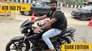 Apache RTR 160 2V Dark Edition| First Ride Review| In Tamil