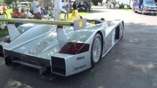 2000 Audi R8 LMP900 Start Up. Keeneland Concours 2015