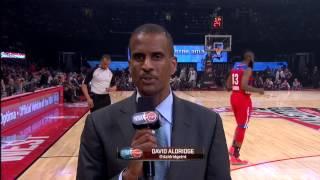 Awkward moment for David Aldridge