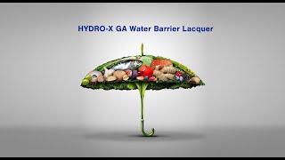 Sustainable food packaging | Water Barrier Lacquer | HYDRO-X | hubergroup