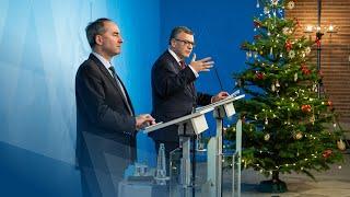 Pressekonferenz nach dem Kabinett (18.12.2024) - Bayern