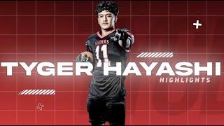 Tyger Hayashi WR/SL - Iolani School, Honolulu -Hawaii Highlights, Class 25'