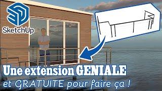 SketchUp - Extension gratuite SHAPE BENDER