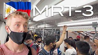 Trying the MRT-3 For the First Time & Manam Filipino First Time & More! 