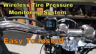 Motorcycle Tire Pressure Monitoring System Installation