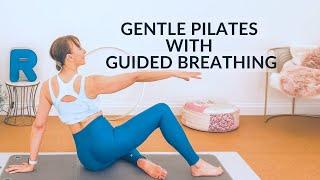 Gentle Pilates Workout with Guided Breathing | At Home | No equipment | 20 Mins