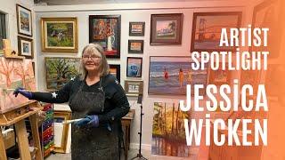 Artist Spotlight; Jessica Wicken at theArtWorks Art Gallery and Arts Complex, Downtown Wilmington NC