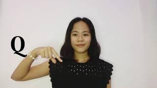 "Letters of the Alphabet" (Filipino Sign Language)