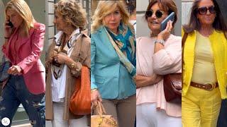 Milan Street Fashion Looks 2024 | Inpirational Italian Chic And Stylish Outfits