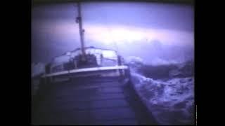 Dutch coasters Deo Volente and Zwartewater encountering heavy swell during bad weather (80's)