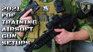 Reconbrothers FOF Training Airsoft Gun Setups (2021)