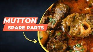 Mutton spare parts fry | mutton recipe | Vijaya Vlogs