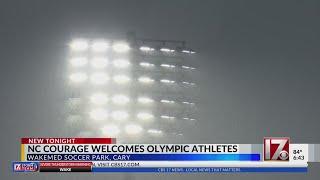 NC Courage welcomes home Olympic athletes