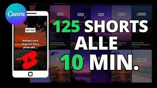 Wie du 100+ YouTube Shorts in 10 Minuten KOSTENLOS erstellst! (YouTube Geld verdienen 2023)