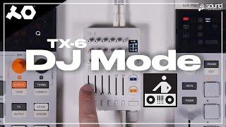 DJ Mode on the teenage engineering TX-6 | Mixing on the world's most portable digital mixer