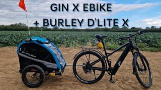 Burley Trailer with E Bike! ○ Gin X Review