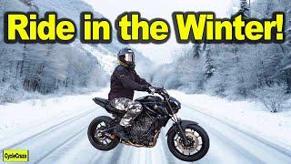 WINTER Motorcycle Riding Tips 2025 - How To Ride in the Winter