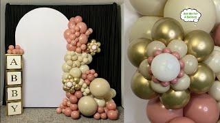 Balloon Garland With Flower Balloons