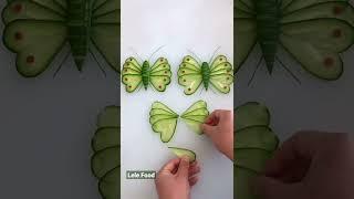 Handmade Salad decorationSalad design | Fruit  Vegetable Carving Cutting Garnish   #Cucumber