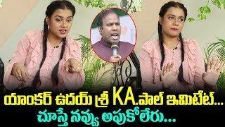 K.A Paul Voice Imitation By Anchor Udaya Sree | Anchor Udaya Sree Interview | Friday Poster