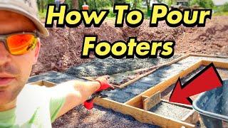 How To Pour Footers