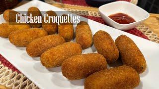 Chicken Potato Croquettes || Crispy and Creamy Snacks || Iftar Special Snacks Recipe - RKC